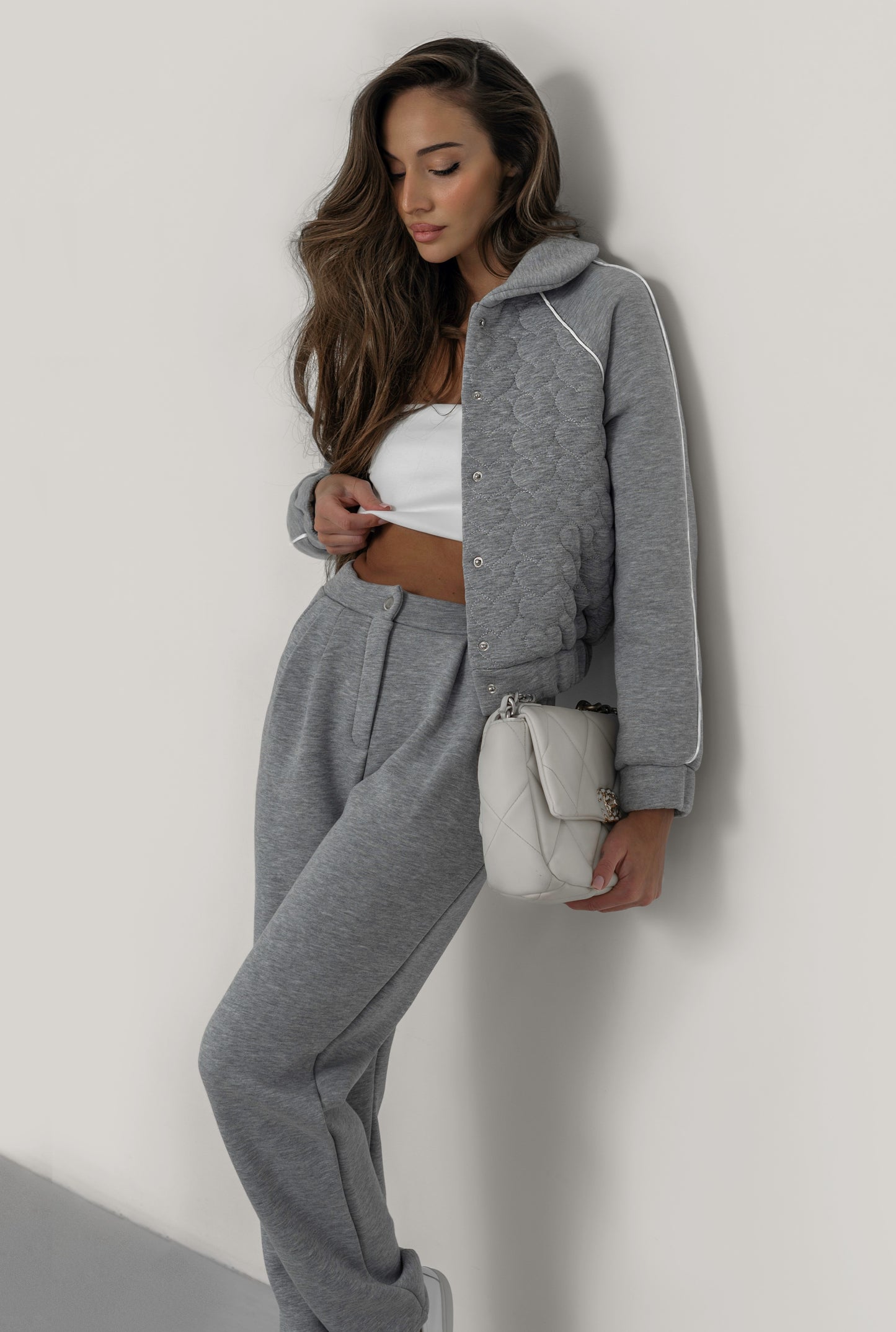 HLOYA suit - Gray melange