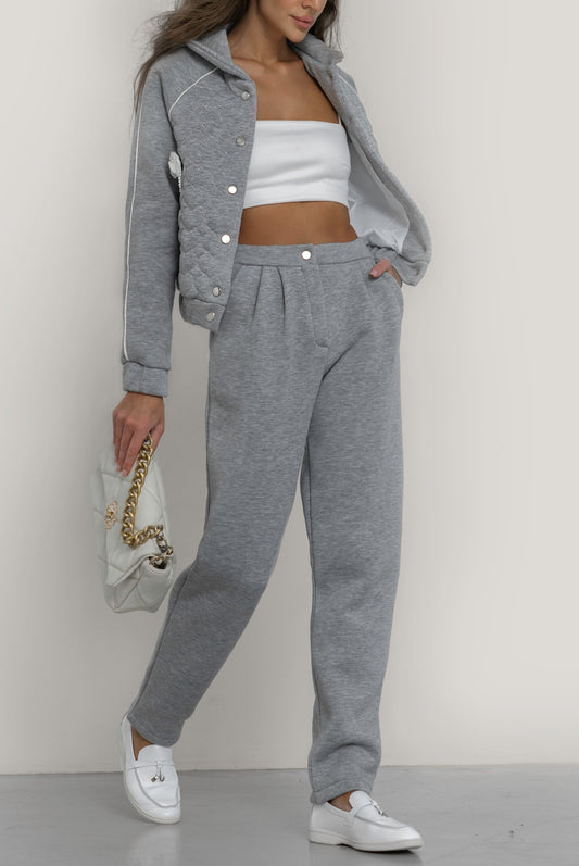 HLOYA suit - Gray melange