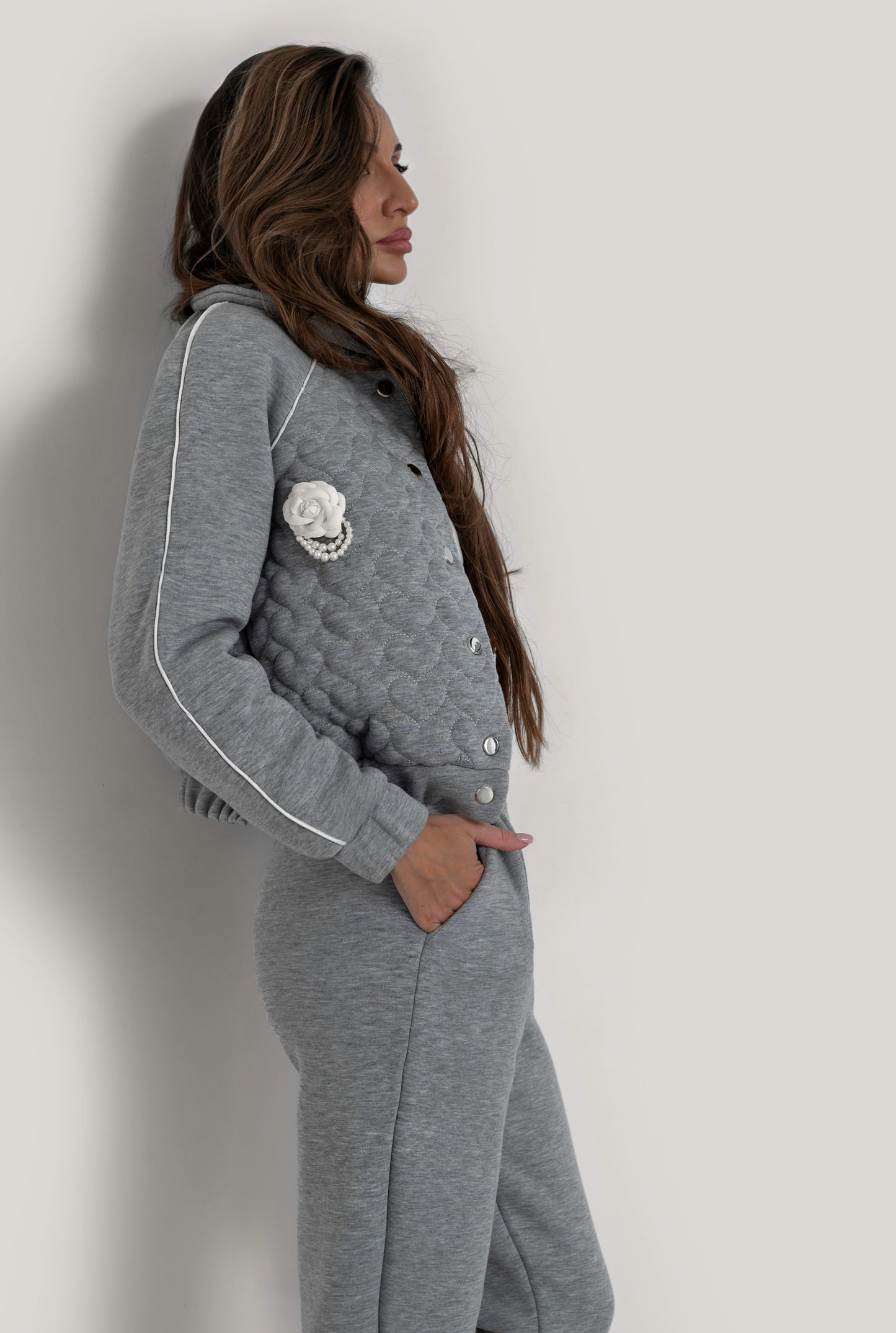 HLOYA suit - Gray melange