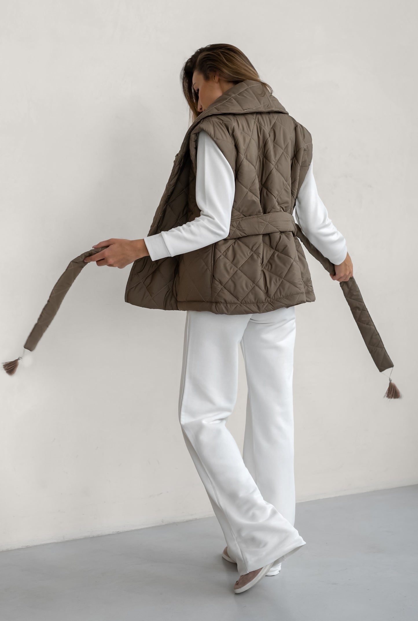 Vest-coat - Taupe