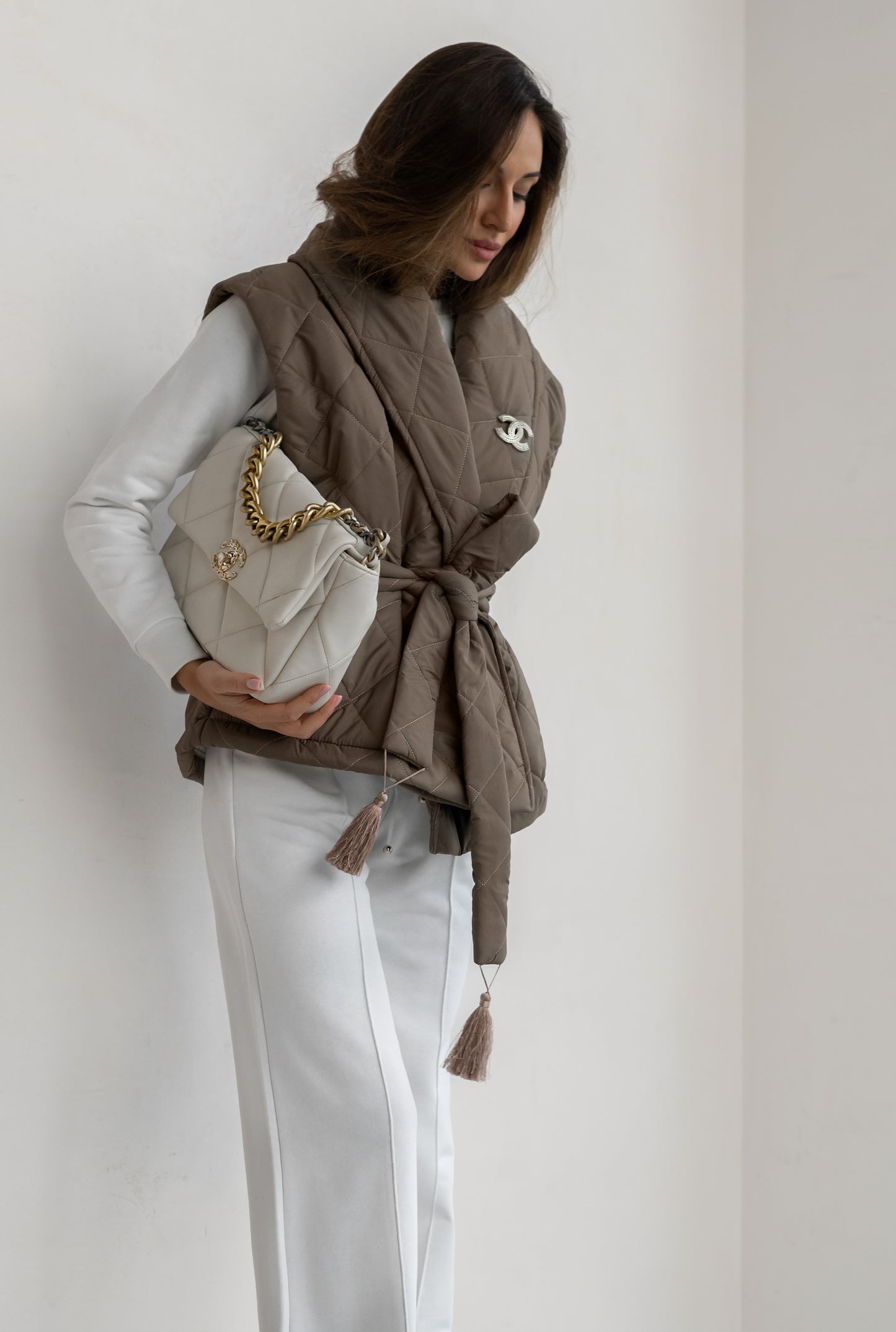 Vest-coat - Taupe