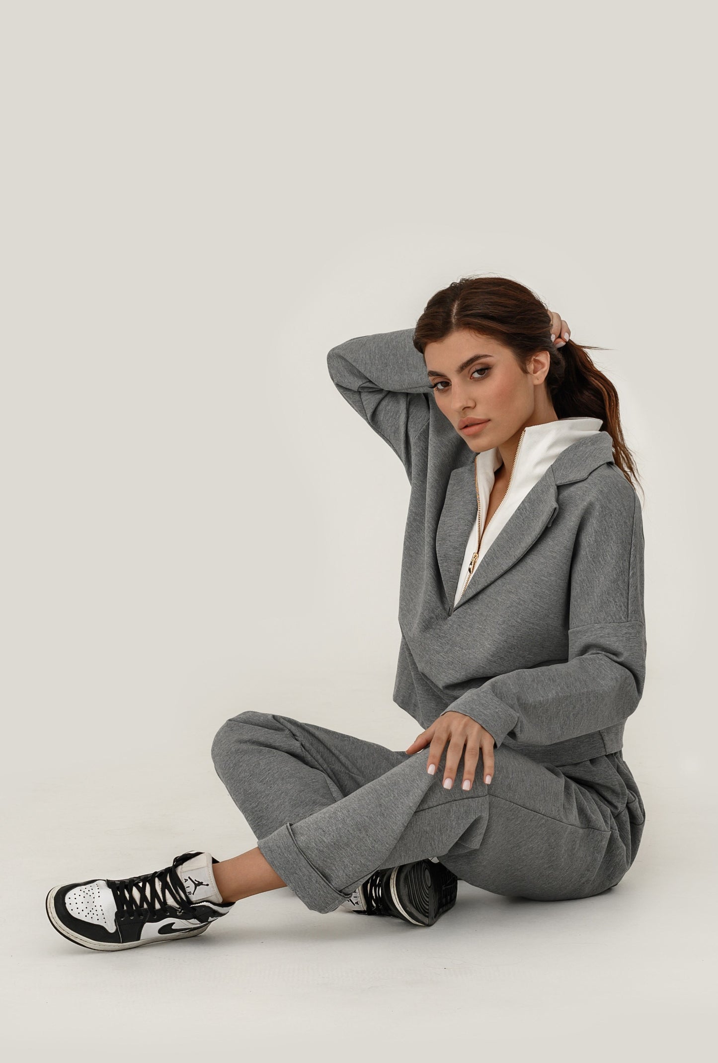 NAOMI suit - Gray melange