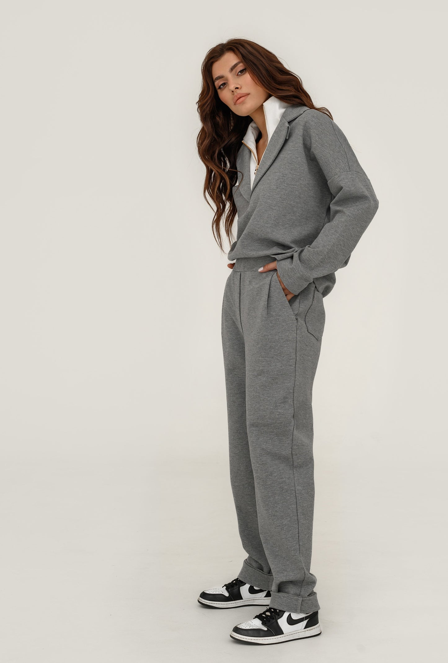 NAOMI suit - Gray melange