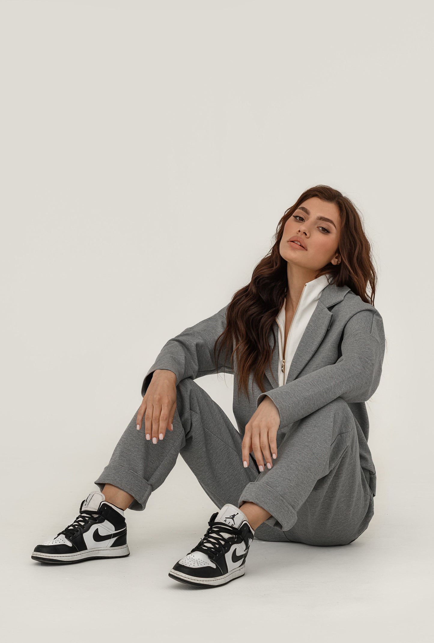 NAOMI suit - Gray melange