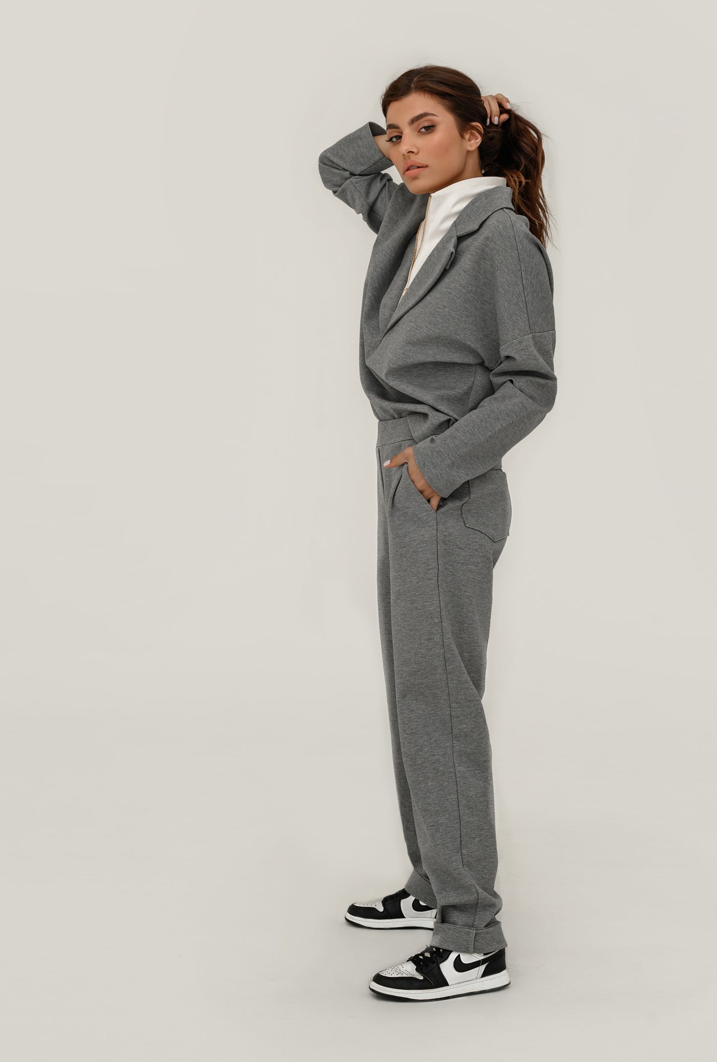 NAOMI suit - Gray melange