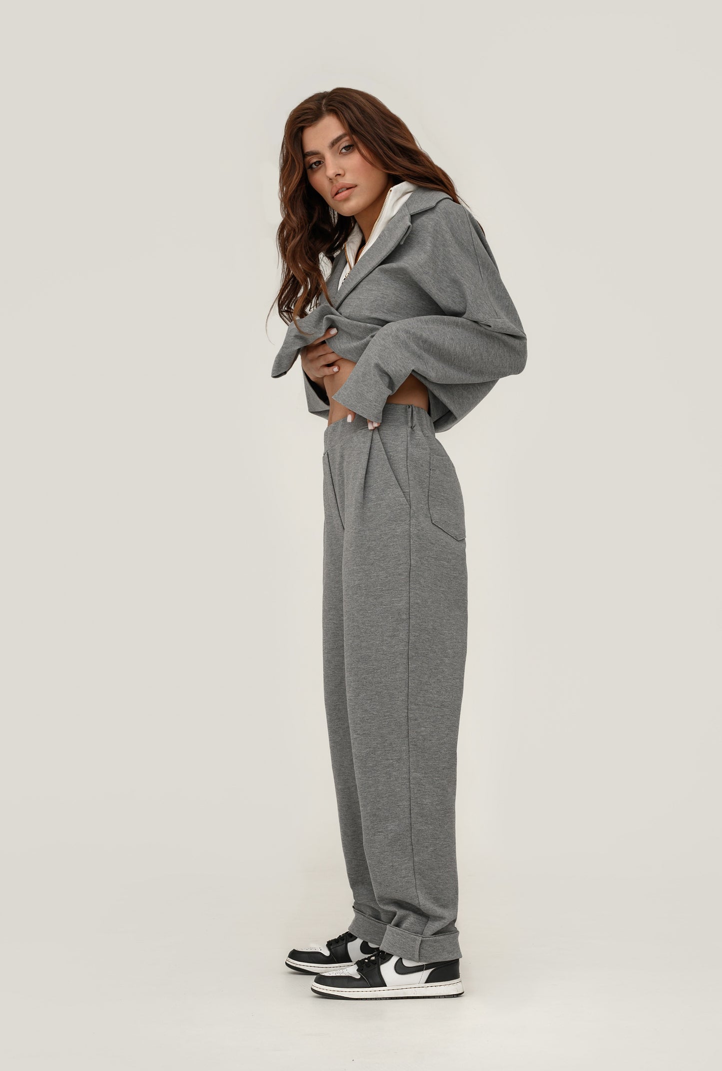 NAOMI suit - Gray melange